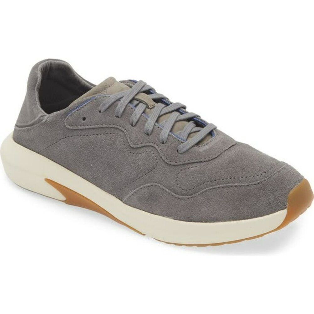 Kōheo Convertible Sneaker - Mens Lightweight Gray Suede Casual Shoes By OluKai 1